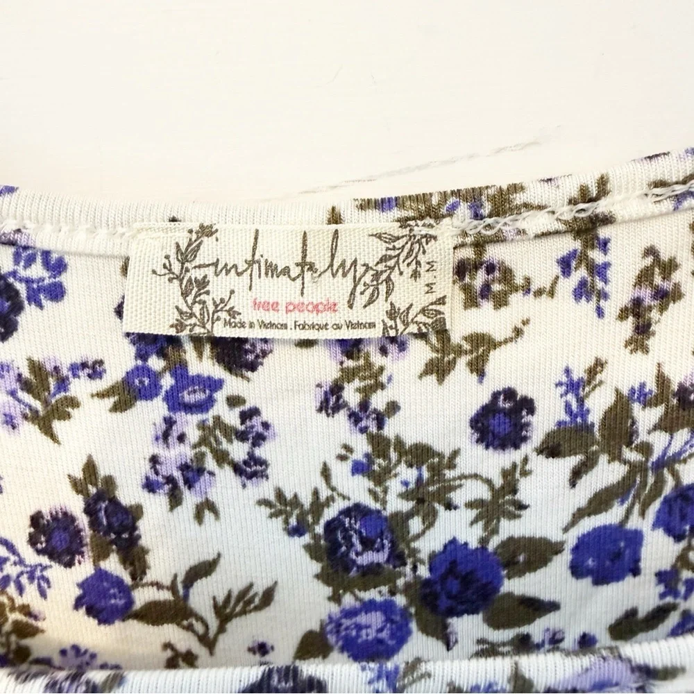 NWTs Free People | Intimately free people Kaya Printed Floral Bodysuit Medium